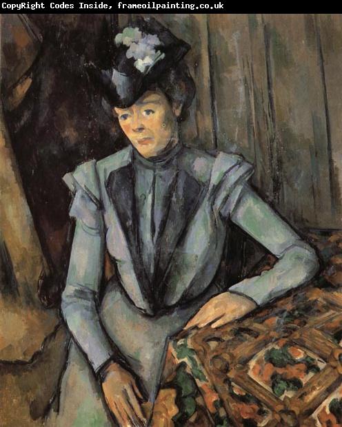 Paul Cezanne Woman in Blue
